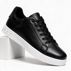 Johnny | Mens Leather Sneakers Breathable Lightweight Casual Shoes