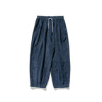 Jon | Mens Corduroy Wide Leg Loose Straight Casual Pants