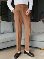 Joseph | Mens Slim Fit Straight Leg High Waisted Smart Casual Dress Pants