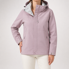 Judy | Womens Rain Jacket Waterproof Windproof Lightweight Hooded Outdoor Coat, Design 6