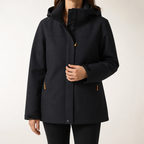 Judy | Womens Rain Jacket Waterproof Windproof Lightweight Hooded Outdoor Coat, Design 4