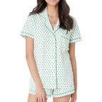 Julie | Womens Short Sleeve Cotton Shorts Pajama Set