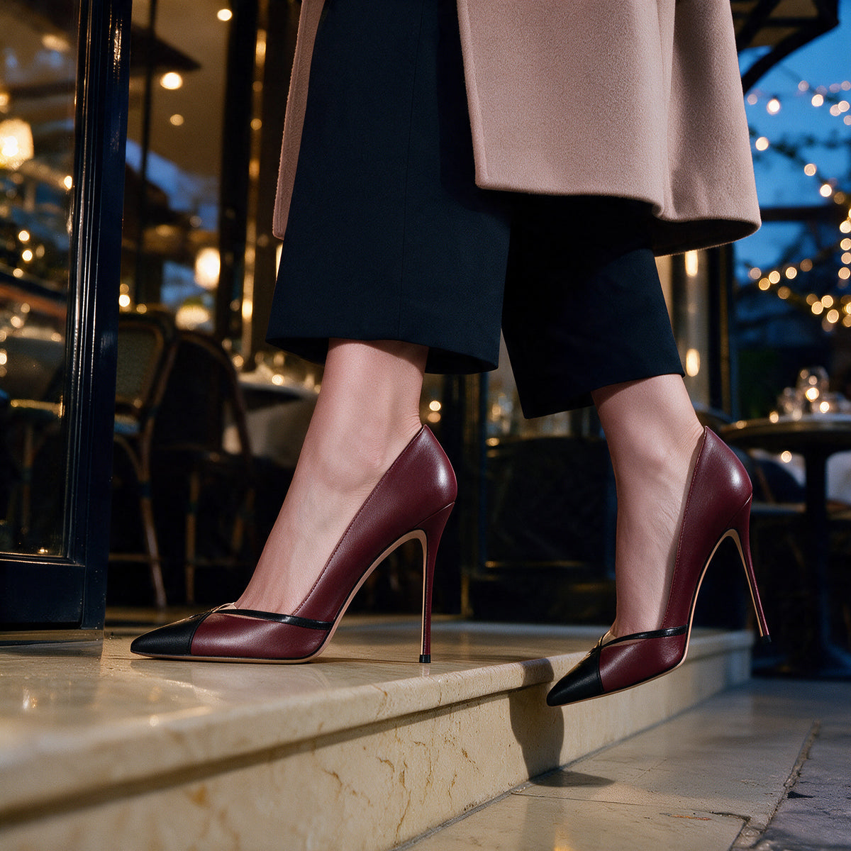 Juliette pointed toe stiletto pumps for women