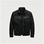 Kane | Mens Cotton Padded Work Jacket Lapel Full Zip Workwear Coat