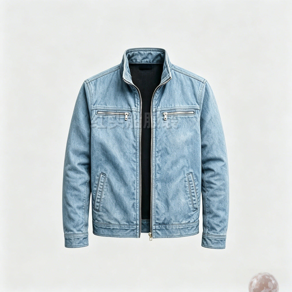 Kane | Mens Cotton Padded Work Jacket Lapel Full Zip Workwear Coat
