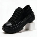 Kate | Womens Canvas Platform Thick Sole Flatform Shoes