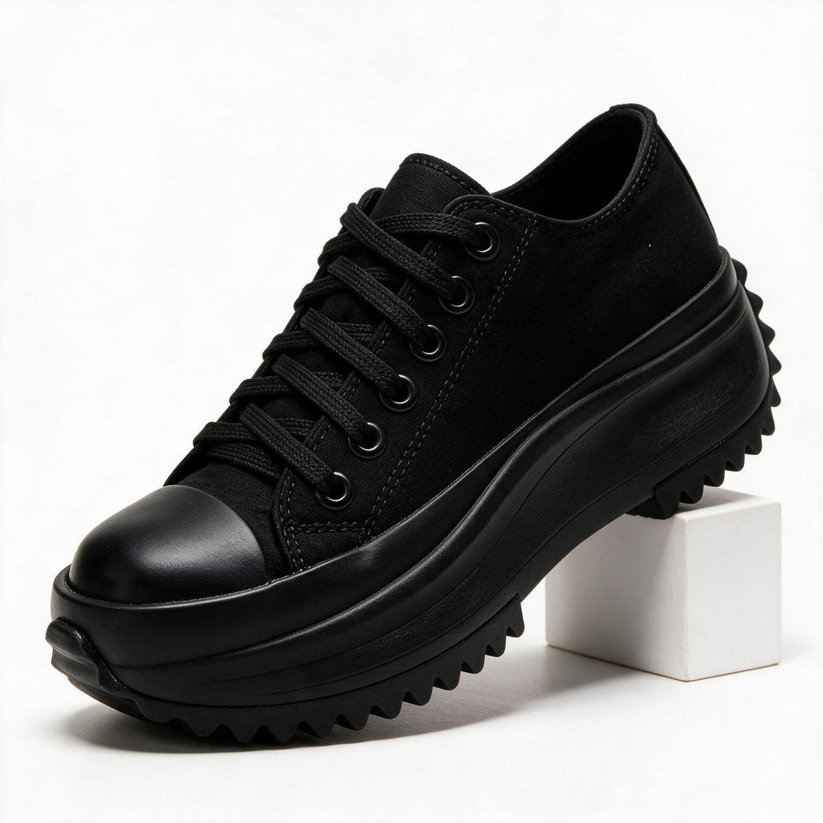 Kate | Womens Canvas Platform Thick Sole Flatform Shoes