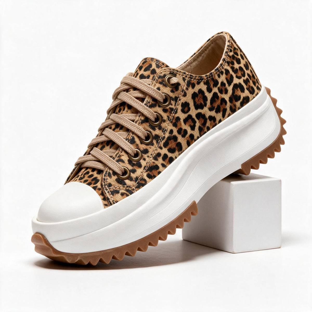 Kate | Womens Canvas Platform Thick Sole Flatform Shoes