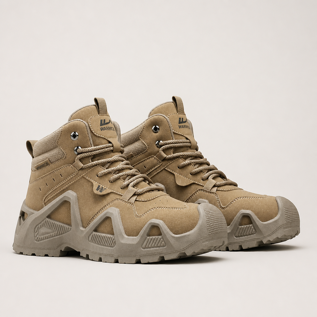 Katherine | Womens Water Resistant High Top Hiking Boots, Khaki