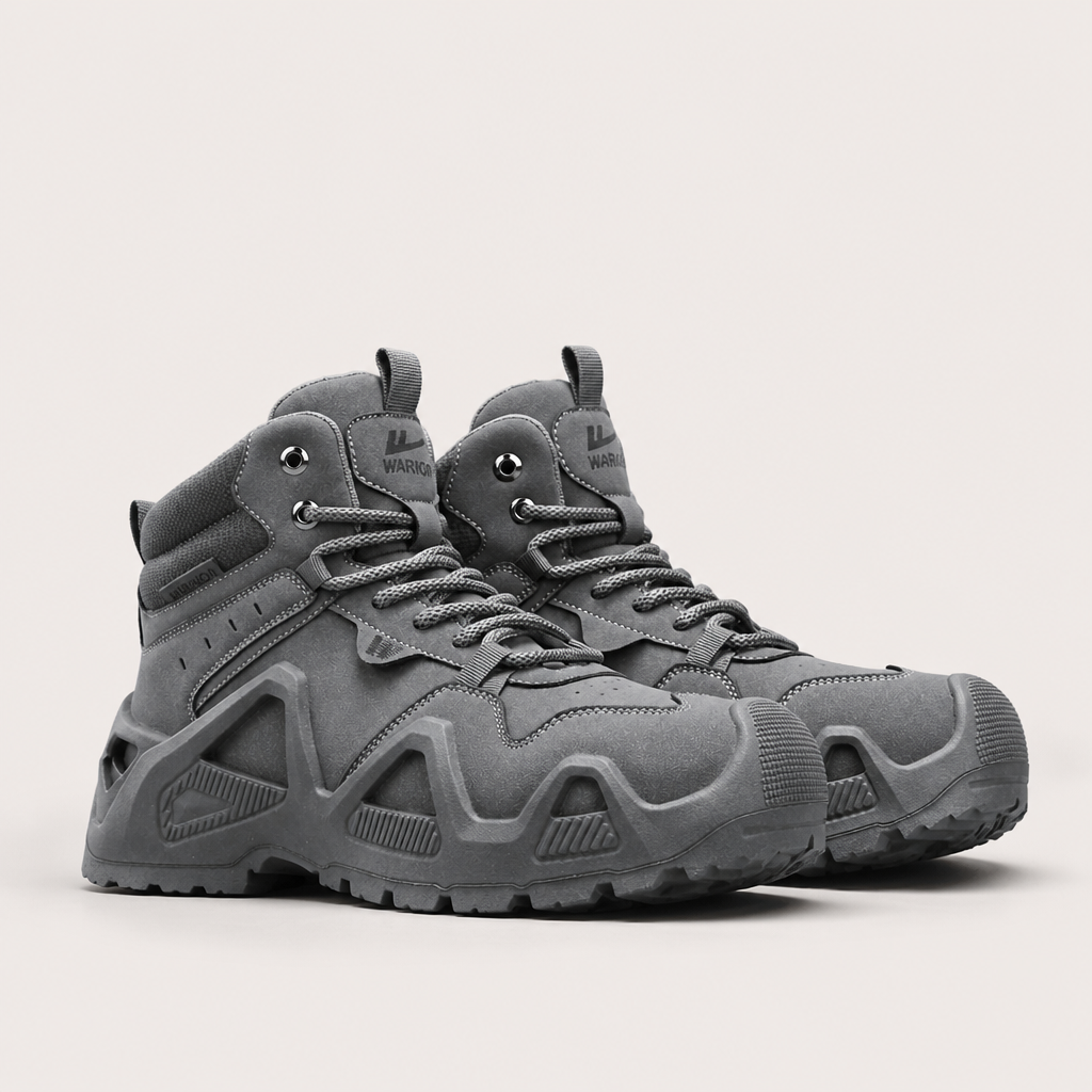 Katherine | Womens Water Resistant High Top Hiking Boots, Grey