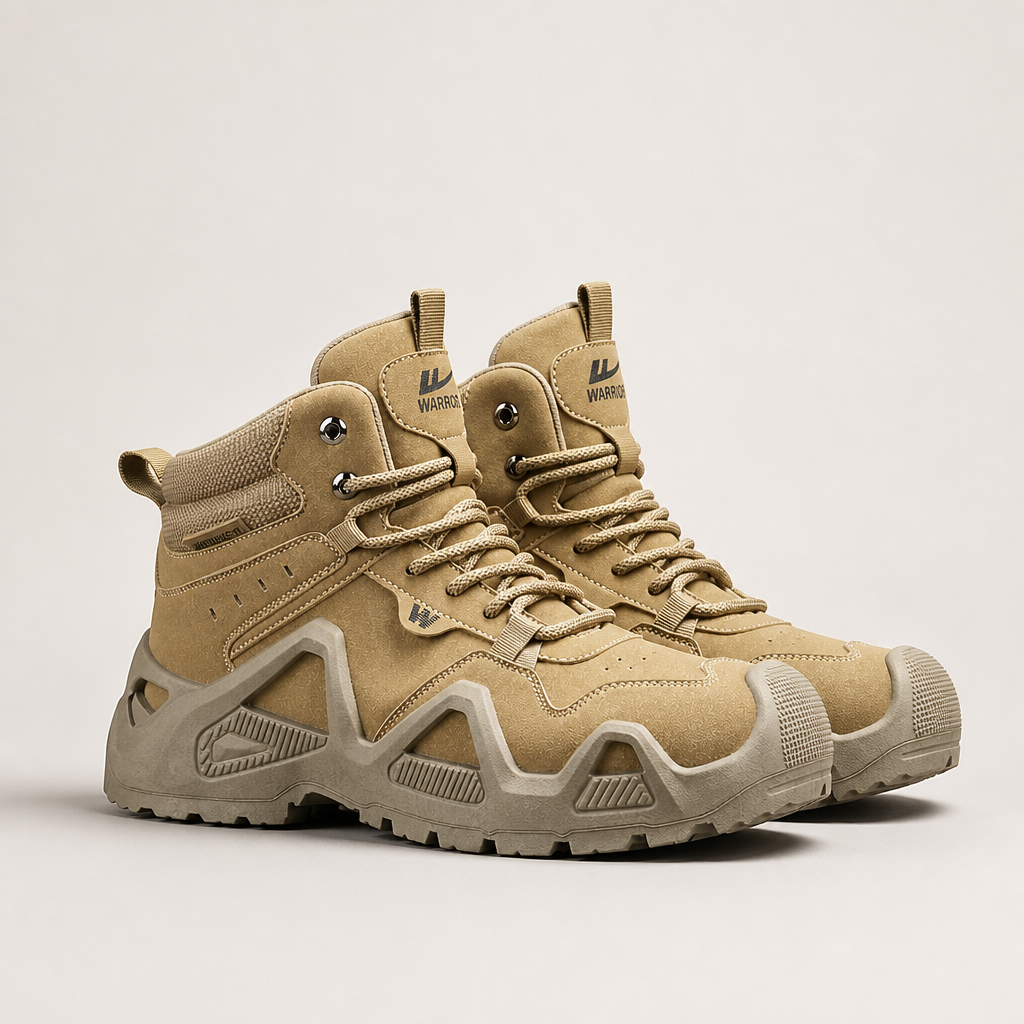Katherine | Womens Water Resistant High Top Hiking Boots, Khaki 2