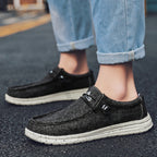 Kathy | Womens Slip On Canvas Shoes Cushioned Casual Loafers