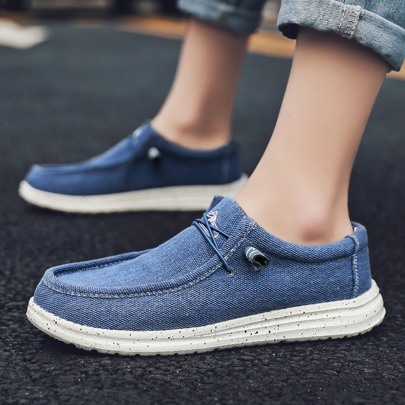 Kathy | Womens Slip On Canvas Shoes Cushioned Casual Loafers