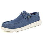 Kathy | Womens Slip On Canvas Shoes Cushioned Casual Loafers