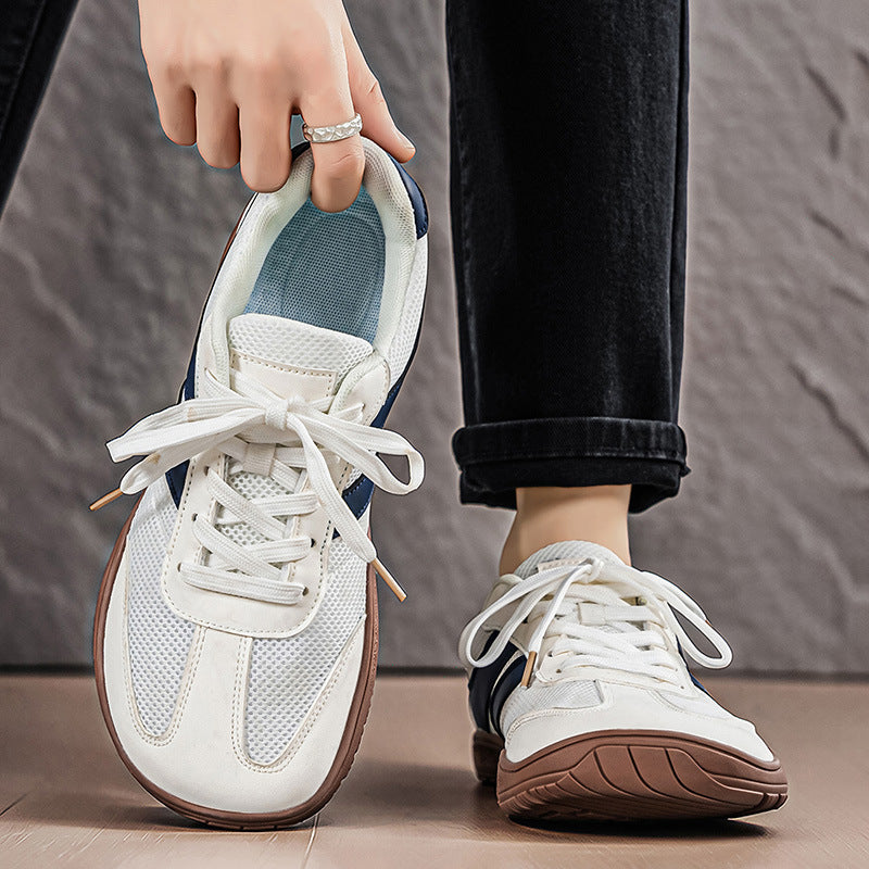 Katie | Womens Wide Fit Retro Mesh Sneakers Breathable Casual Shoes