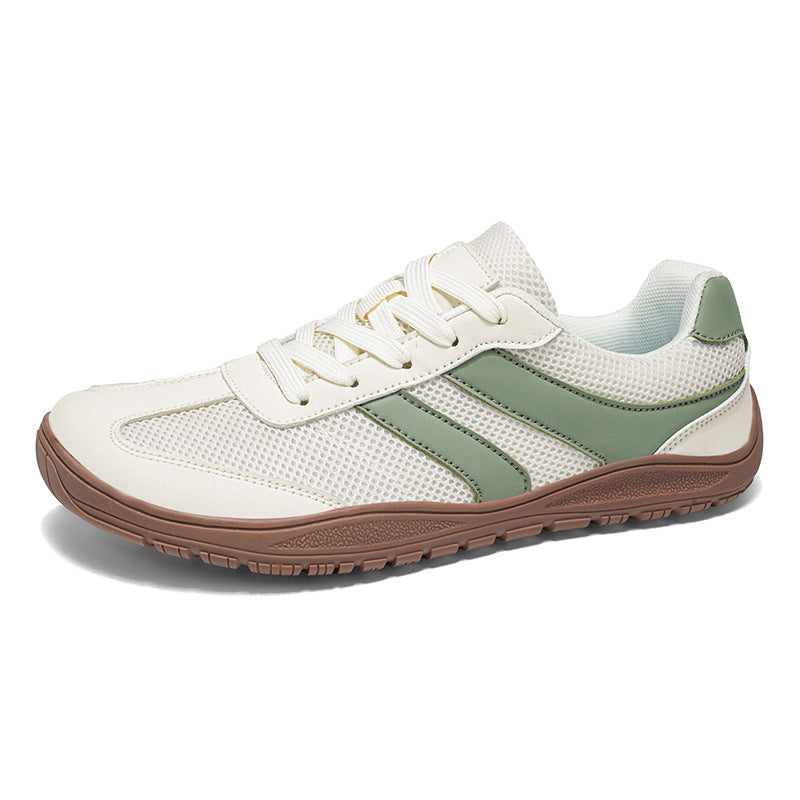 Katie | Womens Wide Fit Retro Mesh Sneakers Breathable Casual Shoes