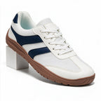 Katie | Womens Wide Fit Retro Mesh Sneakers Breathable Casual Shoes