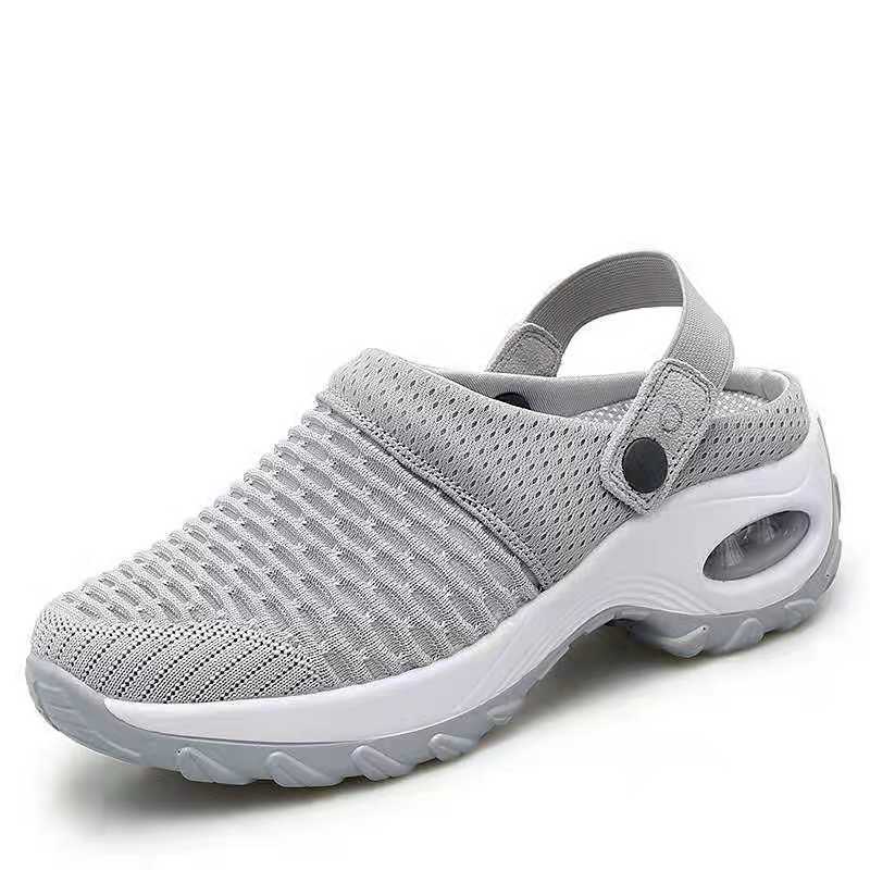 Kelsey | Womens Slip On Breathable Mesh Air Cushion Walking Sneakers