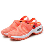 Kelsey | Womens Slip On Breathable Mesh Air Cushion Walking Sneakers