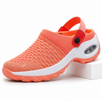 Kelsey | Womens Slip On Breathable Mesh Air Cushion Walking Sneakers