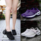 Kelsey | Womens Slip On Breathable Mesh Air Cushion Walking Sneakers