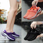 Kelsey | Womens Slip On Breathable Mesh Air Cushion Walking Sneakers