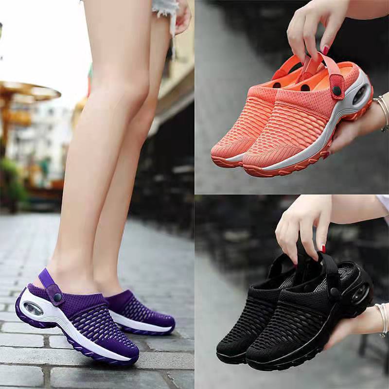 Kelsey | Womens Slip On Breathable Mesh Air Cushion Walking Sneakers