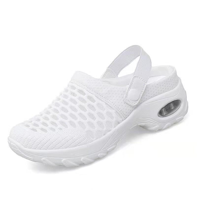 Kelsey | Womens Slip On Breathable Mesh Air Cushion Walking Sneakers