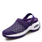 Kelsey | Womens Slip On Breathable Mesh Air Cushion Walking Sneakers