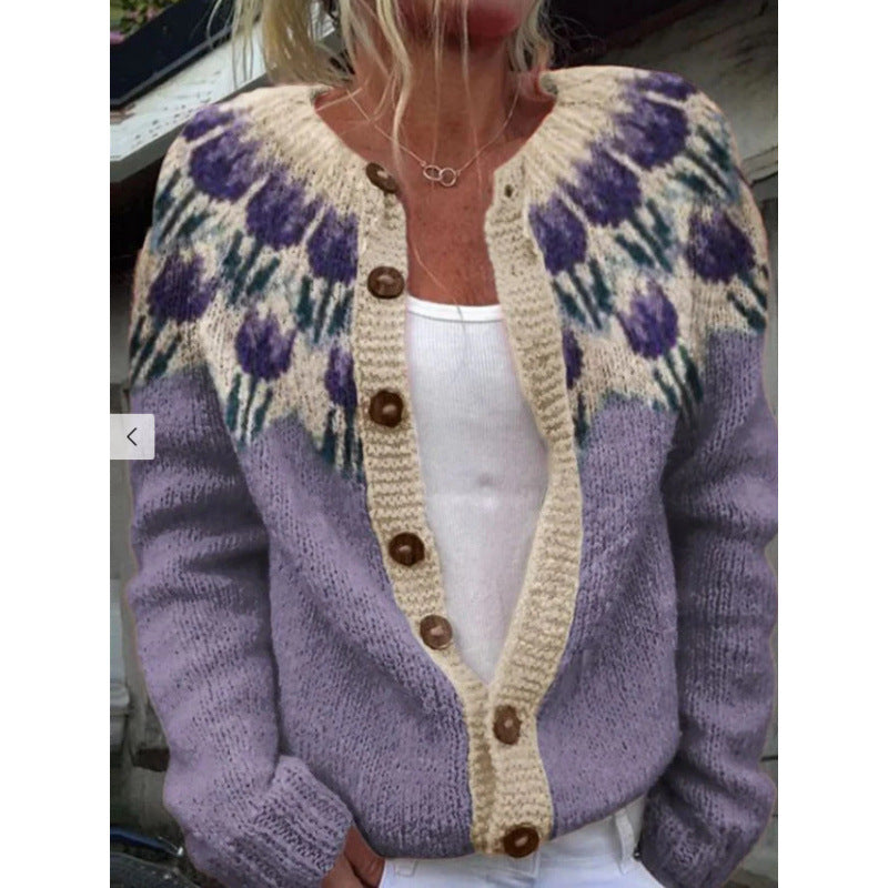Kendra | Womens 3D Printed Zip Up Sweatshirt Cardigan Fall Spring Jacket