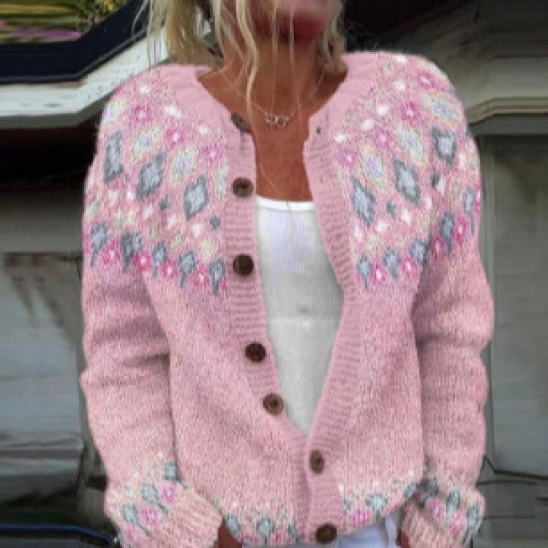 Kendra | Womens 3D Printed Zip Up Sweatshirt Cardigan Fall Spring Jacket