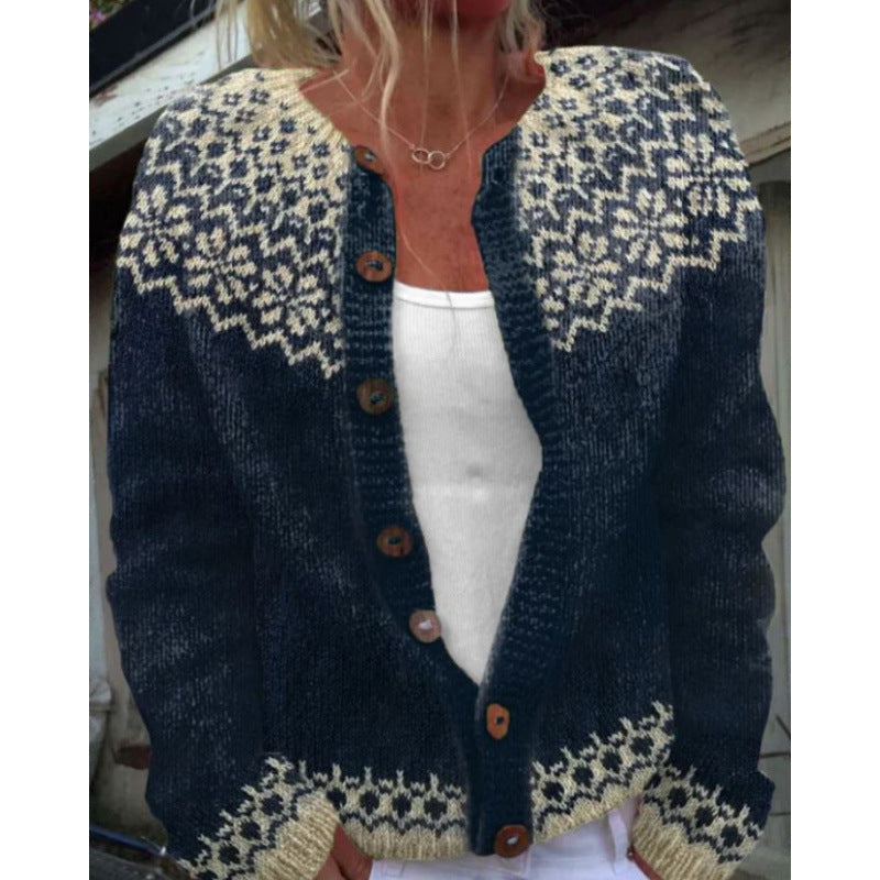 Kendra | Womens 3D Printed Zip Up Sweatshirt Cardigan Fall Spring Jacket
