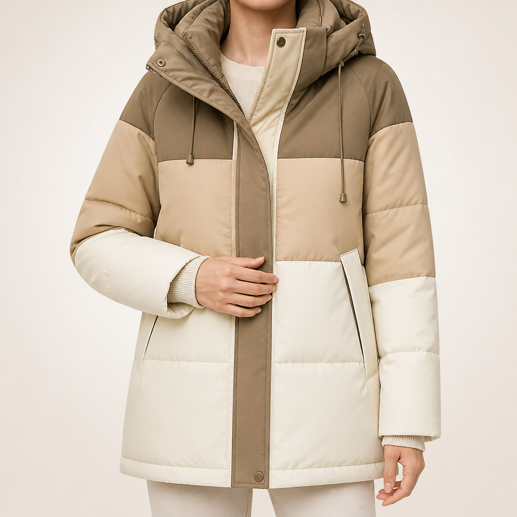 Kester | Womens Waterproof Jacket Ski Windproof Hooded Winter Coat, Design 3