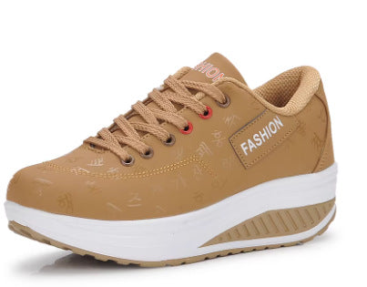 Kimberly | Womens Chunky Platform Lace Up Casual Fashion Walking Sneakers