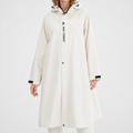 Kylie | Womens Waterproof Hooded Lightweight Rain Jacket, White