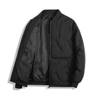 Lachlan | Mens Padded Puffer Winter Warm Casual Jacket - Black