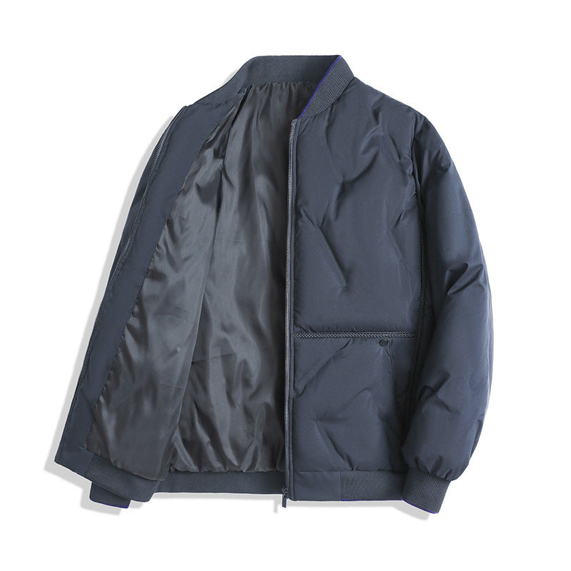 Lachlan | Mens Padded Puffer Winter Warm Casual Jacket - Blue