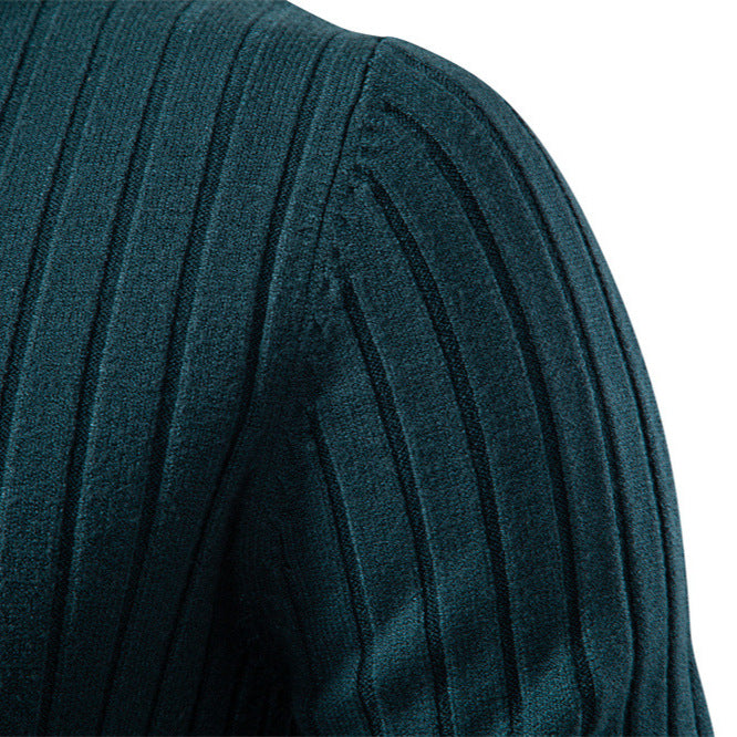 Lance | Mens Turtleneck Sweater Knit Roll Neck Warm Winter Pullover