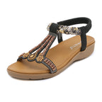Landry | Womens Lightweight Elastic Band Slide Sandals