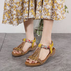 Landry | Womens Lightweight Elastic Band Slide Sandals