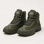 Laney | Womens Lace Up Tactical Hiking Boots, Army Green