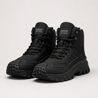 Laney | Womens Lace Up Tactical Hiking Boots, Black