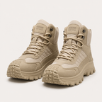 Laney | Womens Lace Up Tactical Hiking Boots, Khaki 3