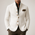 Larry | Mens Retro Casual Winter Jacket Fall Warm Outerwear, White