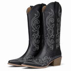 Laura | Womens Cowboy Boots Western Embroidered Slip On Fashion