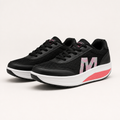 Lauren | Womens Cushioned Mesh Running Shoes Athletic Sneakers, Black