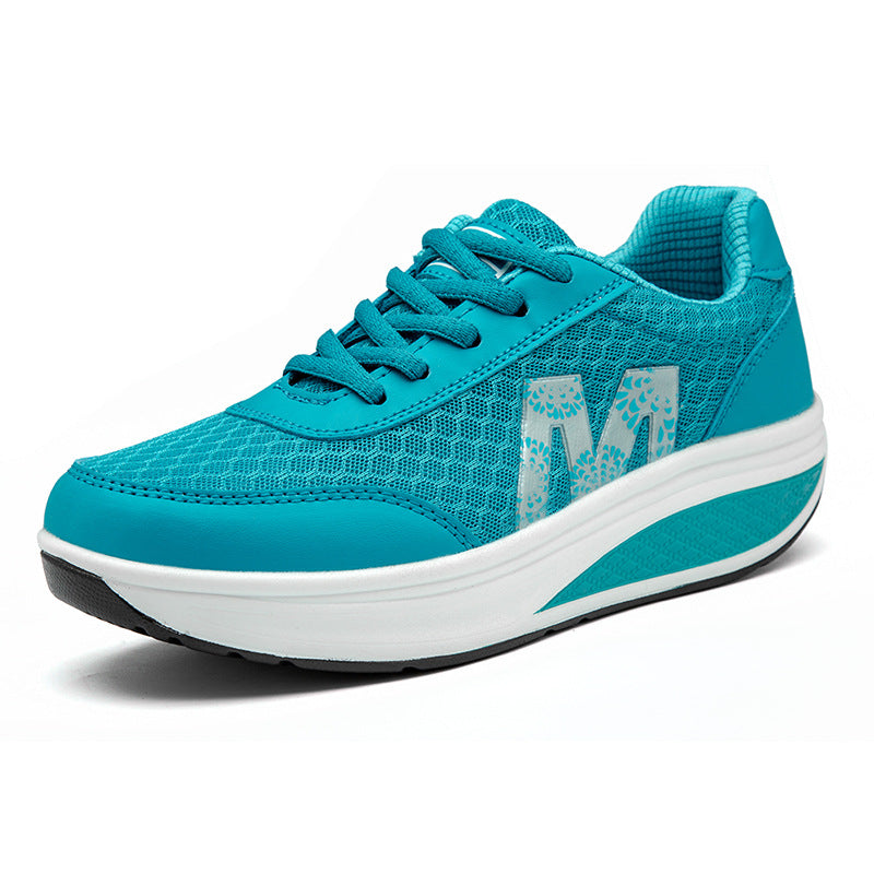 Lauren | Womens Cushioned Mesh Running Shoes Athletic Sneakers