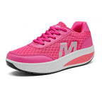 Lauren | Womens Cushioned Mesh Running Shoes Athletic Sneakers