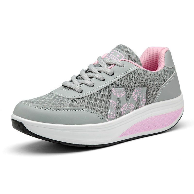Lauren | Womens Cushioned Mesh Running Shoes Athletic Sneakers