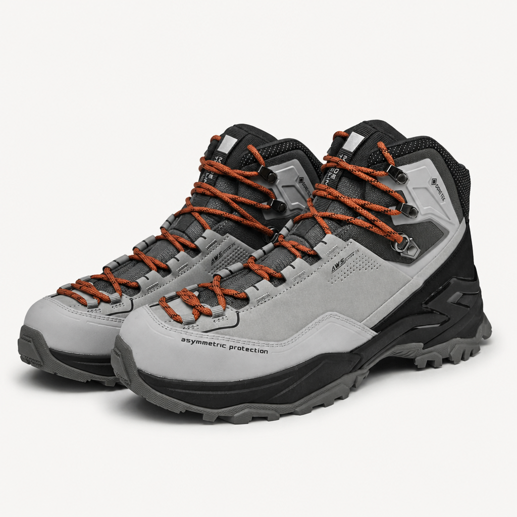 Leanna | Womens Waterproof Walking Hiking Boots, Grey